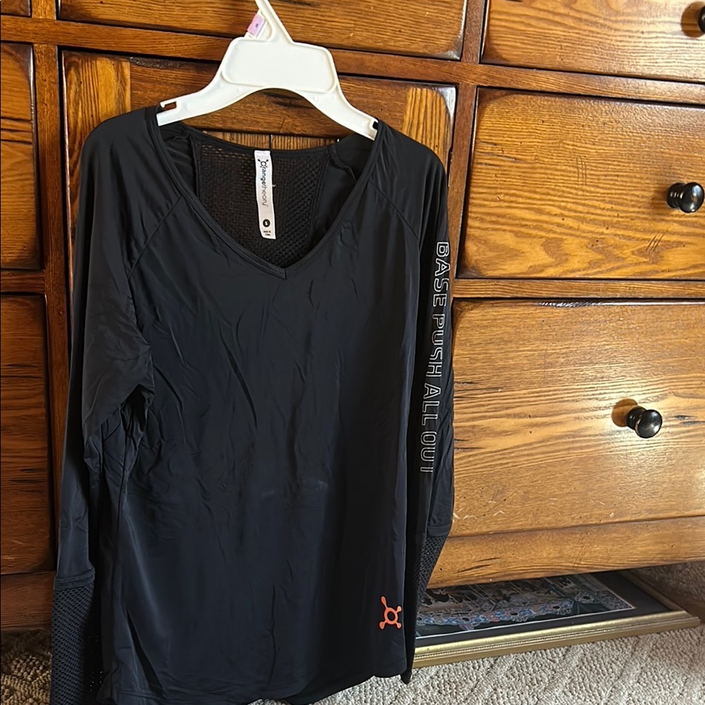 Orangetheory Women's Black Long Sleeve Top